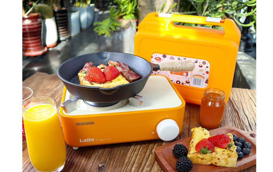  Bếp ga mini Maxsun Latte - Cam