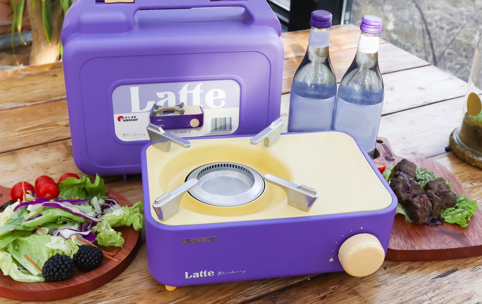  Bếp ga mini Maxsun Latte - Tím