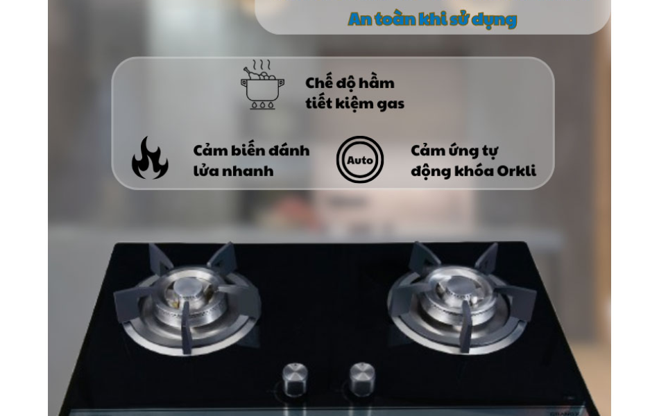 Bếp gas âm GrandX GX GS288