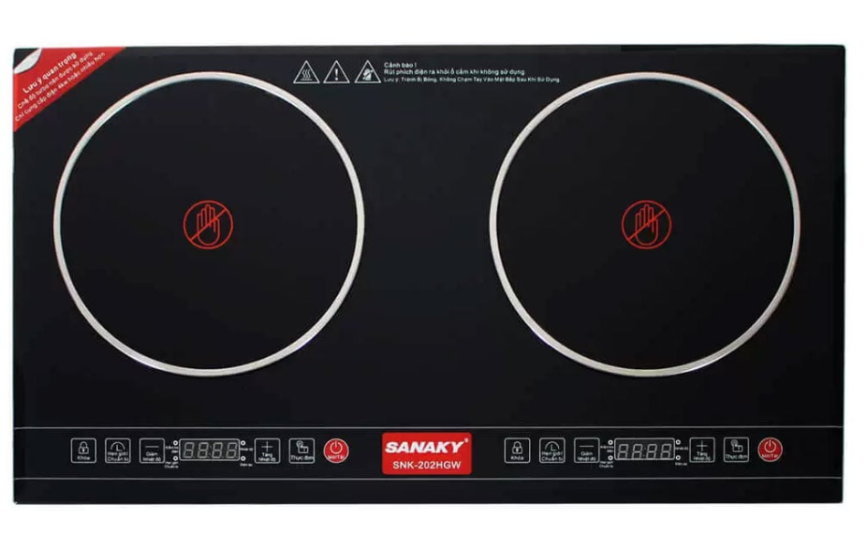 Bếp hồng ngoại đôi Sanaky SNK-202HGW