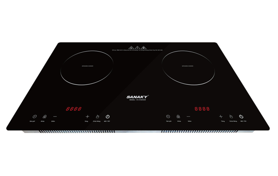 Bếp hồng ngoại đôi Sanaky VH-4100HGW