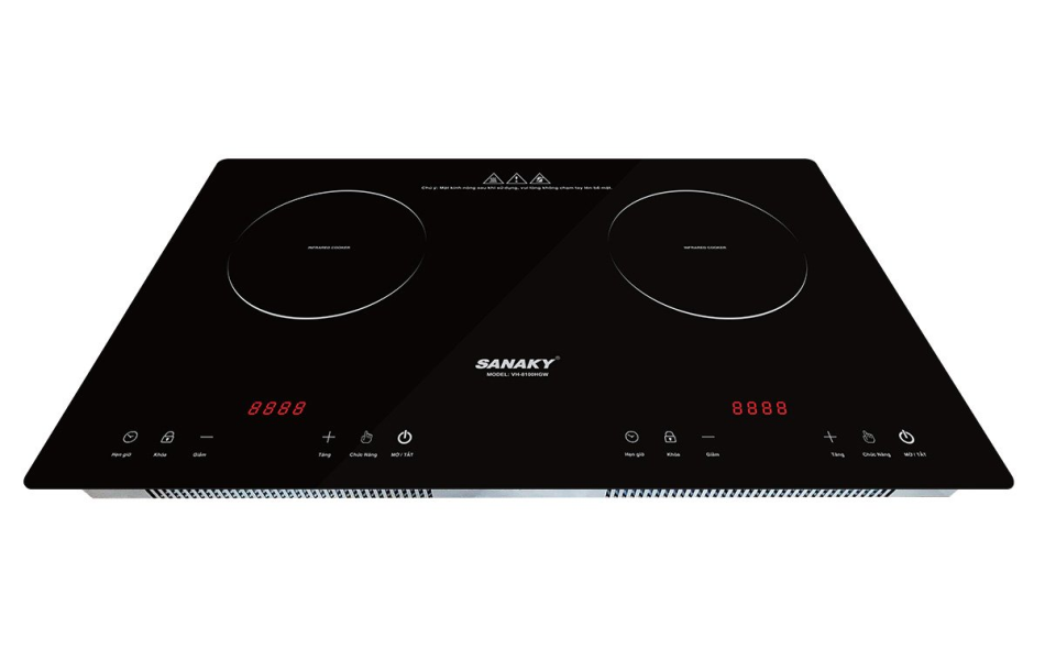 Bếp hồng ngoại đôi Sanaky VH-8100HGW