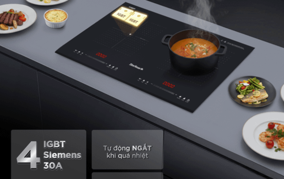 Bếp Từ Đôi BlueStone ICB-6939 5200W