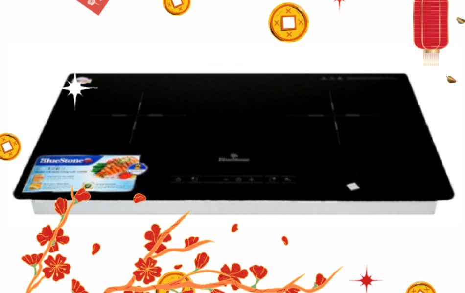 Bếp từ đôi lắp âm BlueStone ICB-6818