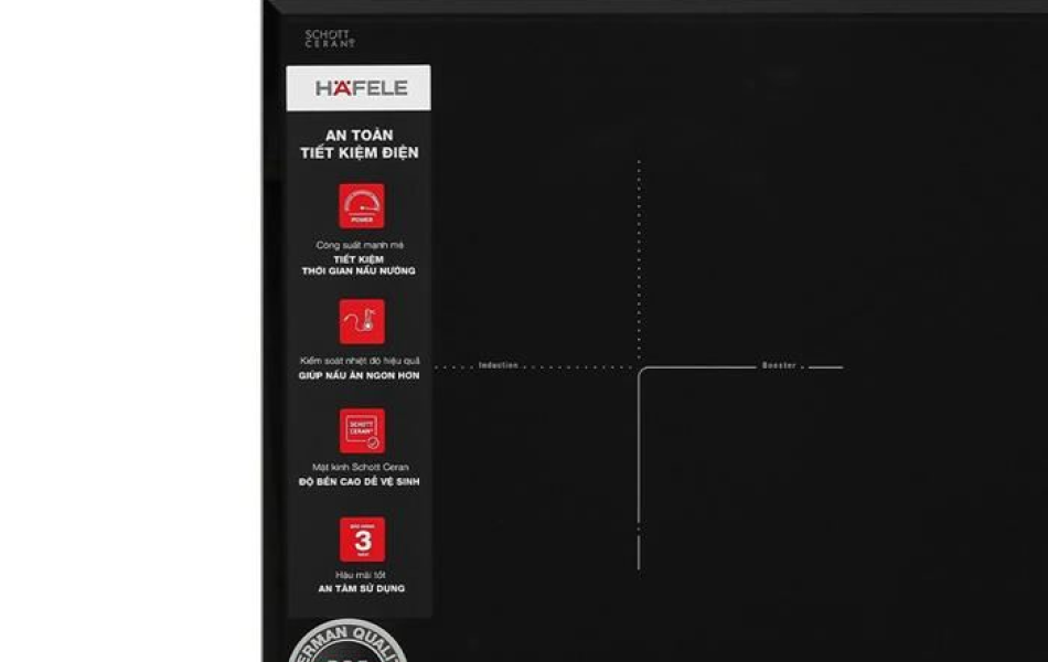 Bếp từ đôi lắp âm Hafele HC-I7323B (536.61.886)