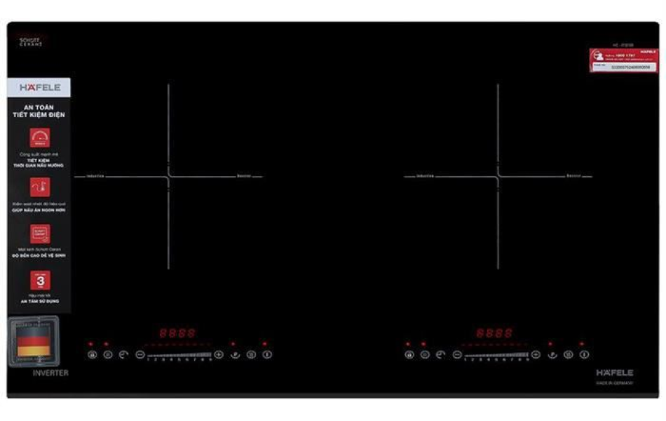 Bếp từ đôi lắp âm Hafele HC-I7325B (533.09.979)