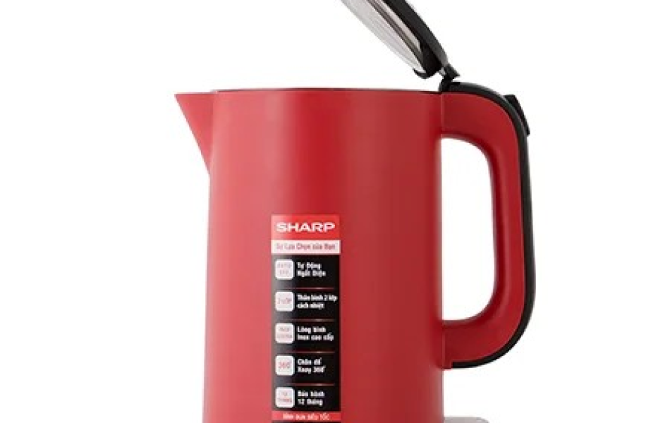 Bình đun siêu tốc Sharp EKJ-17EVPS-WH/BK/RD/PK