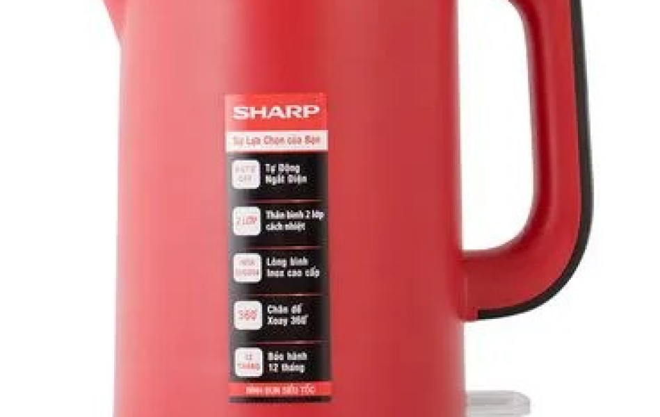 Bình đun siêu tốc Sharp EKJ-17EVPS-WH/BK/RD/PK