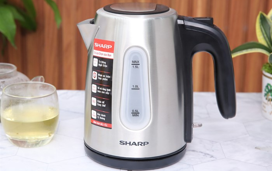Bình đun siêu tốc Sharp EKJ-15EVS-ST