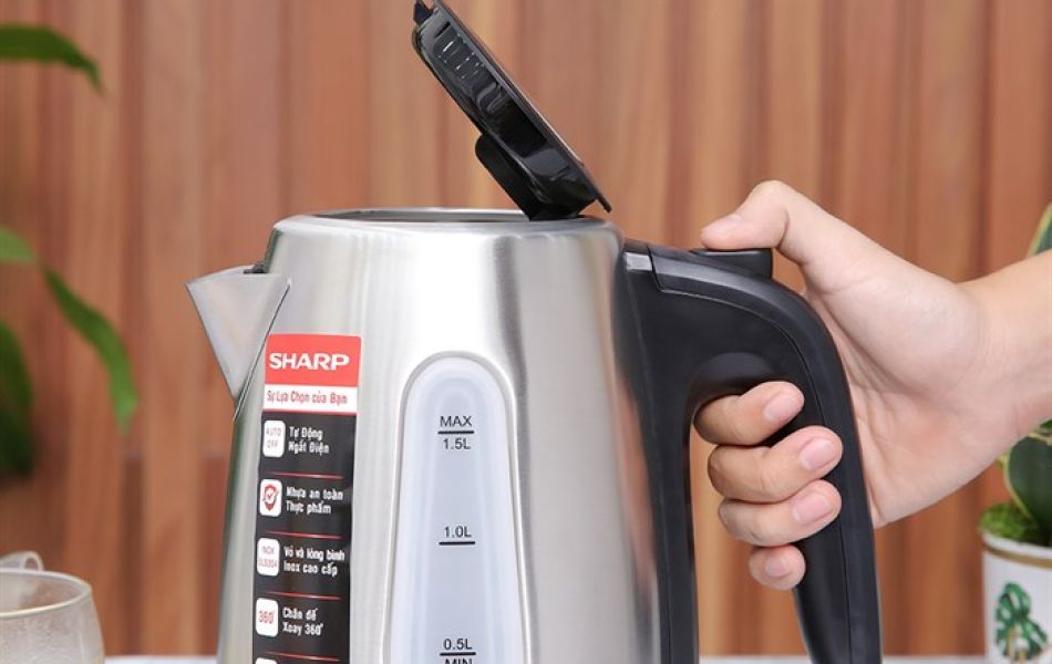 Bình đun siêu tốc Sharp EKJ-15EVS-ST