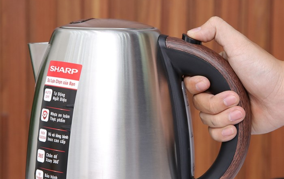 Bình đun siêu tốc Sharp EKJ-17EVSD-WD