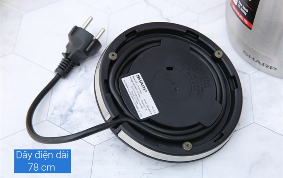 Bình đun siêu tốc Sharp EKJ-17EVSD-WD