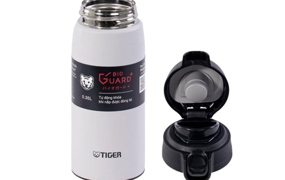 Bình giữ nhiệt  nắp bật 350ml Tiger MCT-K035 KK/VT/WT