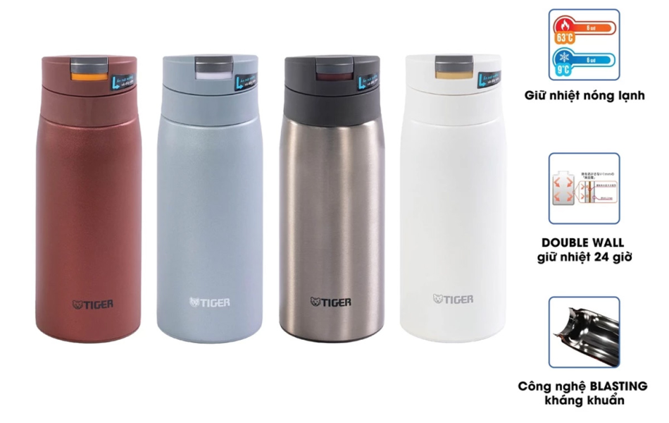  Bình giữ nhiệt Tiger MCX-A352 RO/AF/WR/XC 350ml