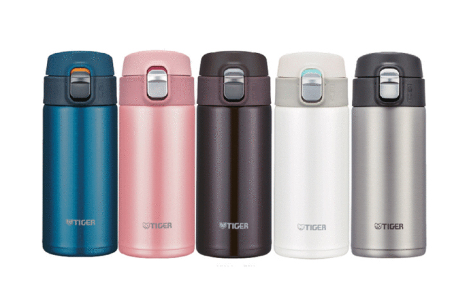 Bình giữ nhiệt inox 360ml Tiger nắp bật MMJ-A361 WM/XC/AM/PB/TC