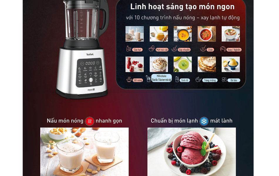 Máy xay nấu đa năng Tefal Perfectmix Cook BL83SD66 - 1.75 lít