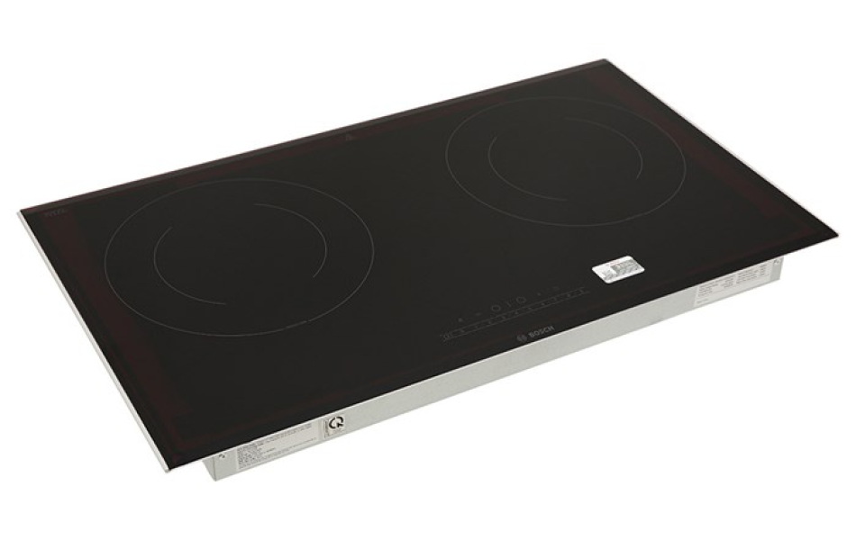 Bếp từ đôi âm Bosch PPI8256XVN, Seri 8-78 cm Màu đen, Có viền nhôm - Mới