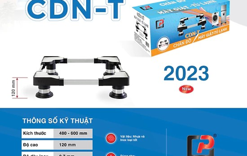 CHÂN MÁY GIẶT - TỦ LẠNH CẢNH PHONG CDN-T