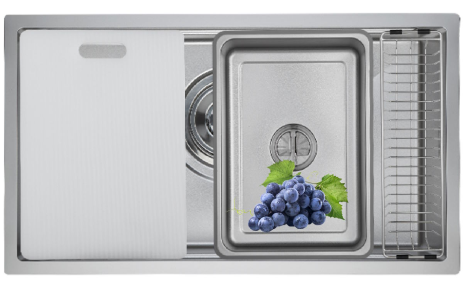 Chậu rửa bát GrandX GX7845V Volcano