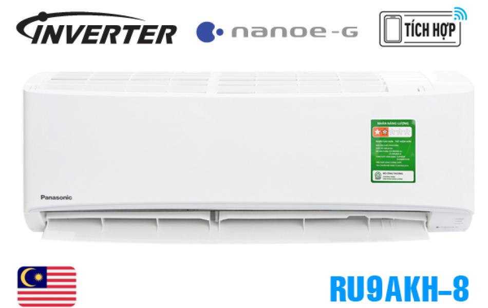 Máy lạnh Panasonic Inverter 1.0hp CU/CS-RU9AKH-8 (Model 2024)