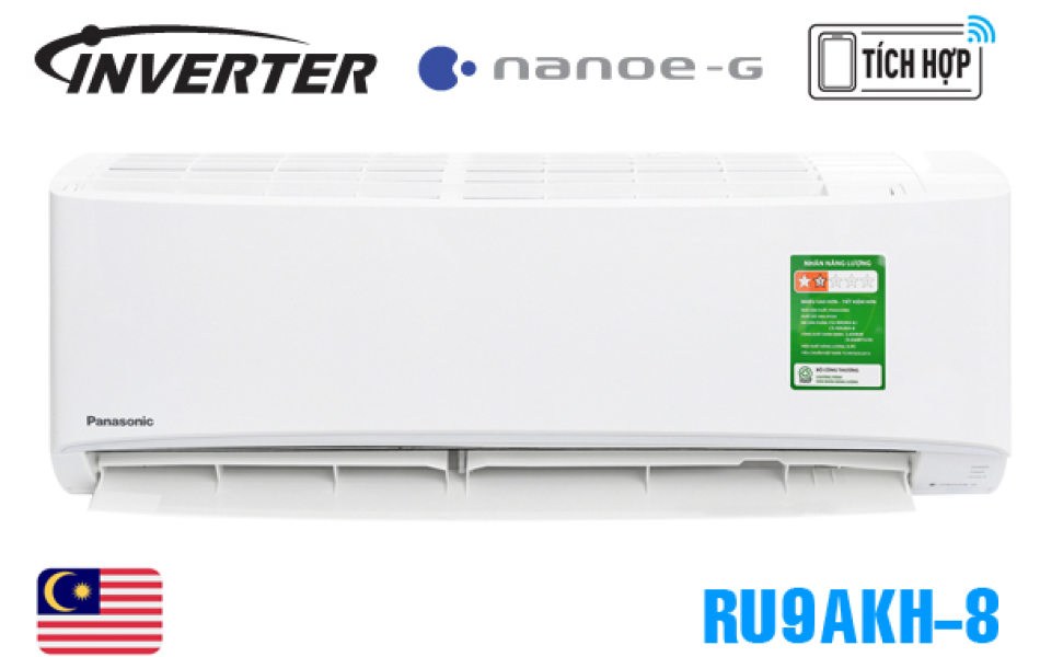 Máy lạnh Panasonic Inverter 1.0hp CU/CS-RU9AKH-8 (Model 2024)