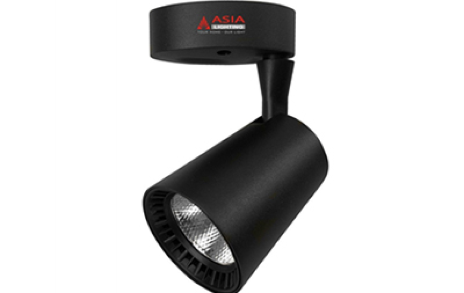 Đèn LED Rọi Ngồi Asia Vỏ Đen 10W RNĐ10 / RNT10