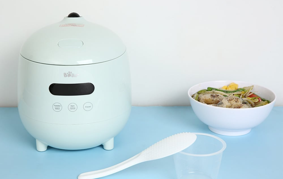 Nồi Cơm Điện Bear DFB-B12F1 Xanh/Trắng