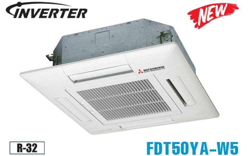 Điều hòa âm trần 4 hướng Mitsubishi Heavy Inverter 18000Btu FDT50YA-W5 (điều khiển dây)