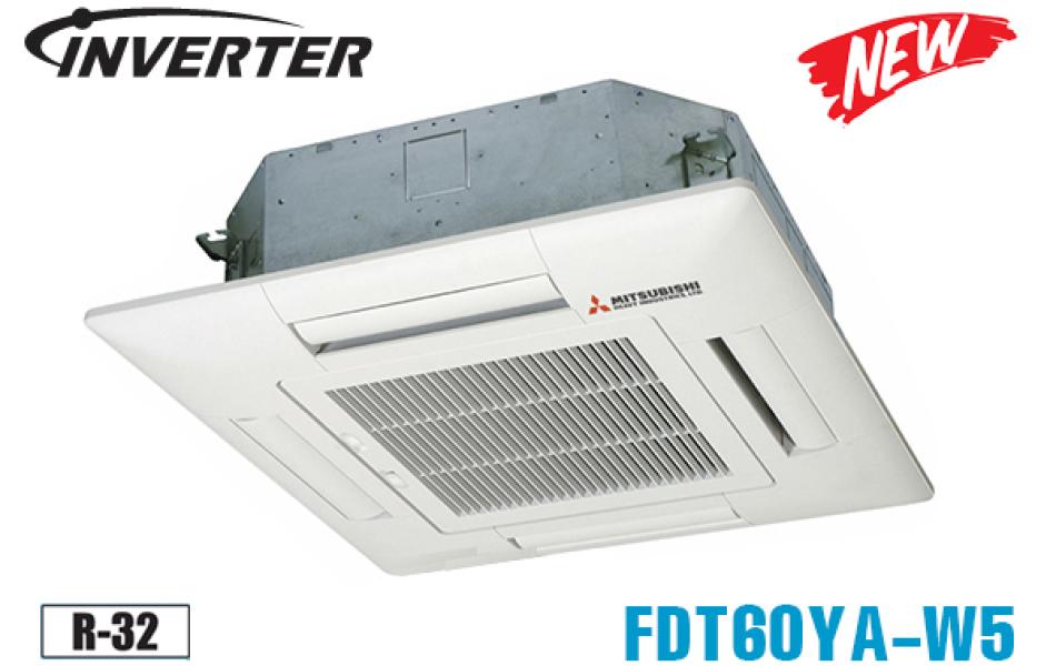 Điều hòa âm trần 4 hướng Mitsubishi Heavy Inverter 21000Btu FDT60YA-W5 (điều khiển dây)