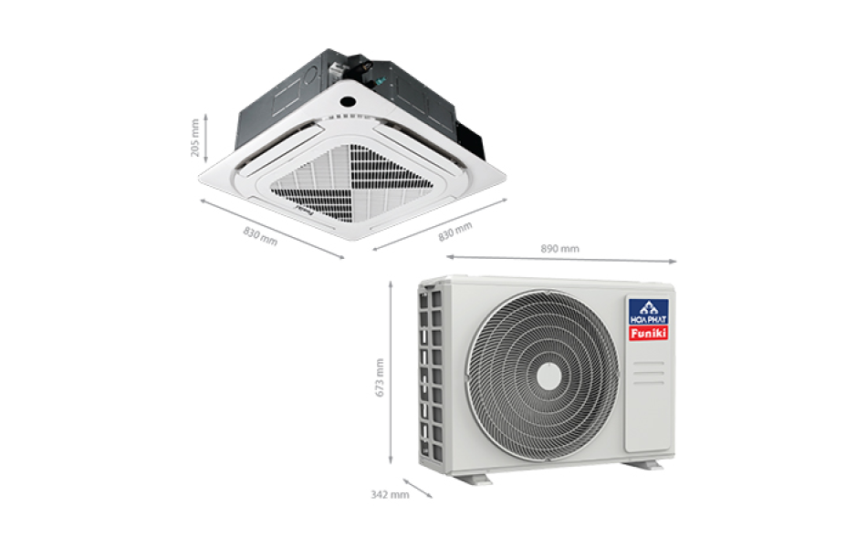 Điều hòa âm trần Funiki 1 chiều 19.000 BTU Inverter CIC19MMC
