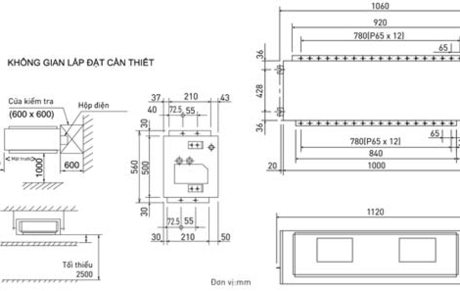 Điều hòa âm trần nối ống gió Panasonic 20500BTU S-1821PF3H/U-21PR1H5