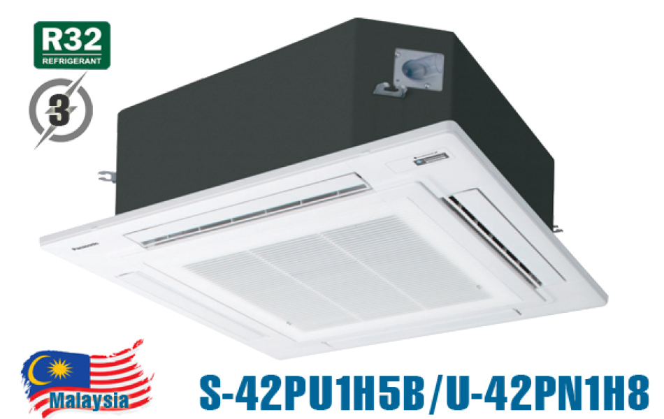Điều hòa âm trần Panasonic 42000BTU 1 chiều 3 Pha S-42PU1H5B/U-42PN1H8