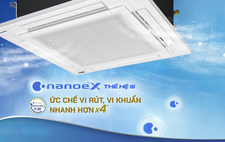 Điều hòa âm trần Panasonic 48000BTU 3 Pha S-3448PU3H/U-48PR1H8
