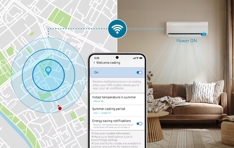 Điều hòa âm trần Samsung Inverter WindFree 1 chiều 23.500 BTU AC071FE1DKF/EA - AC071FCADKF/EA