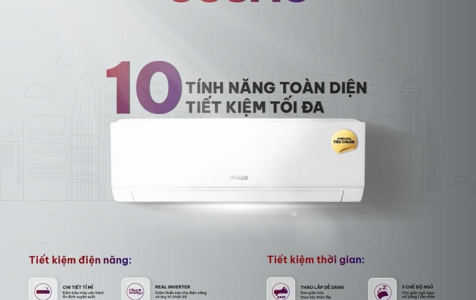 Điều hòa Gree Inverter 1.5HP COSMO12CI