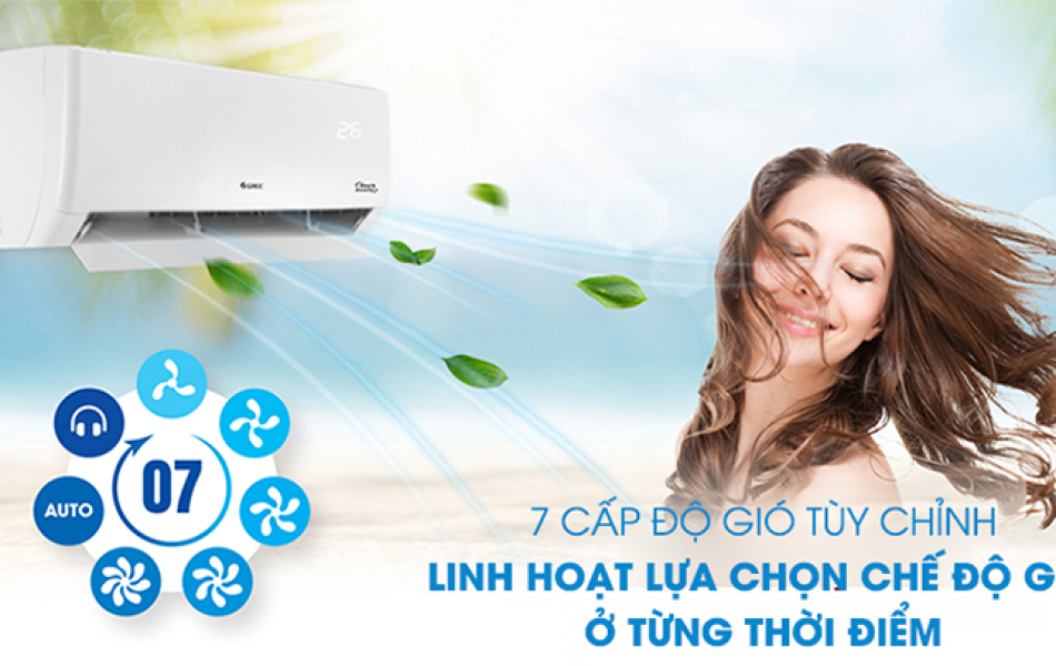 Điều hòa Gree Inverter 1HP COSMO9CI
