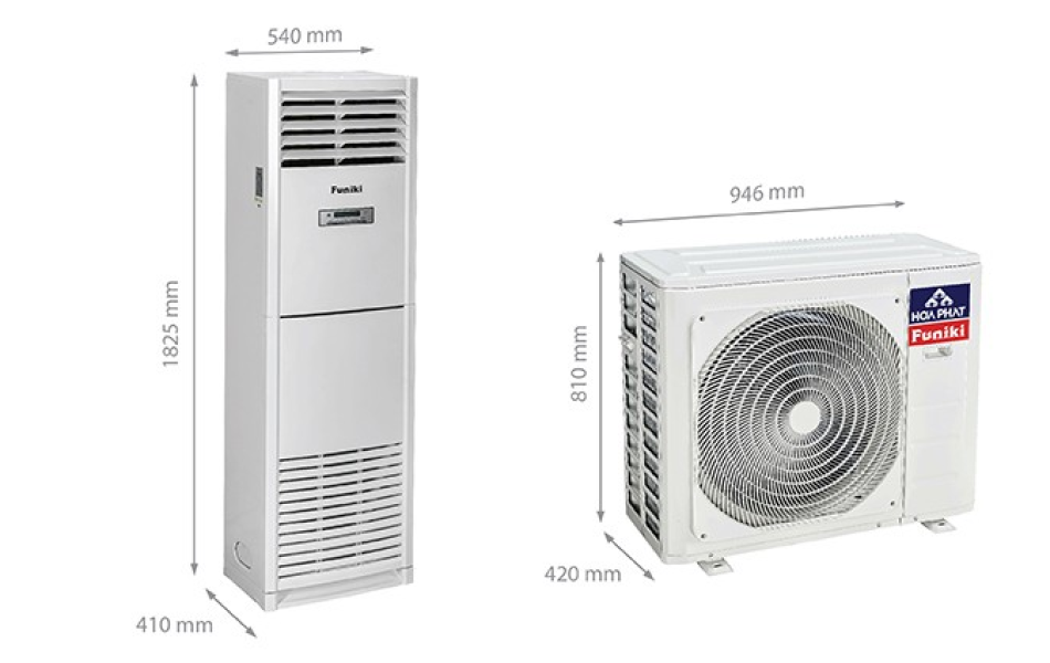 Điều hòa tủ đứng Funiki 1 chiều 36.000 BTU FC36MMC1