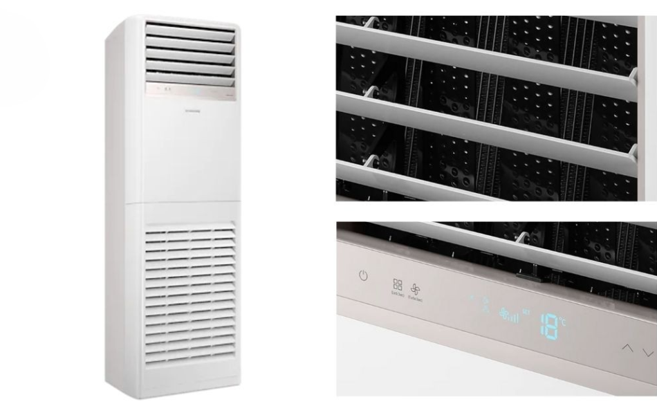 Điều hòa tủ đứng Samsung Inverter 48000Btu AC048BNPDKC/TC
