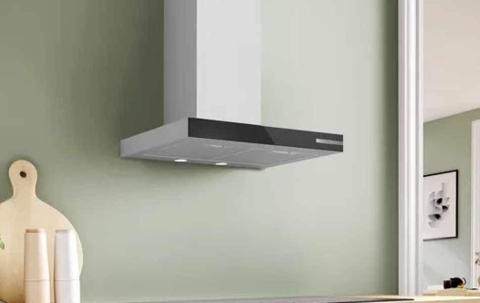 Máy hút mùi Chữ T- Bosch, 60cm. DWB67BK61T - Seri 4