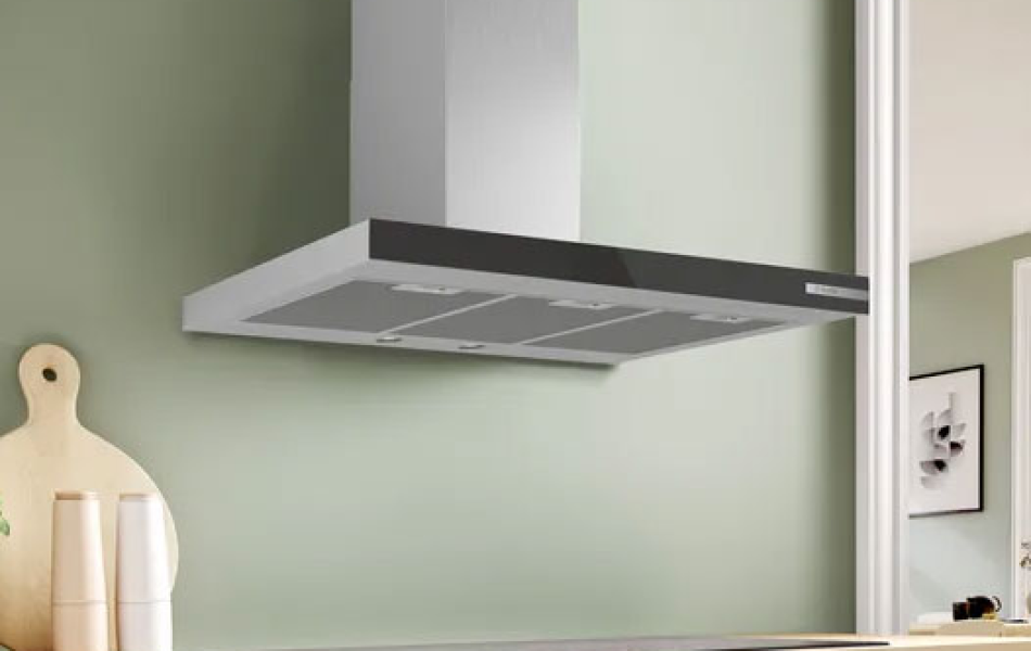 Máy hút mùi Chữ T- Bosch, 90cm. DWB97BK61T - Seri 4