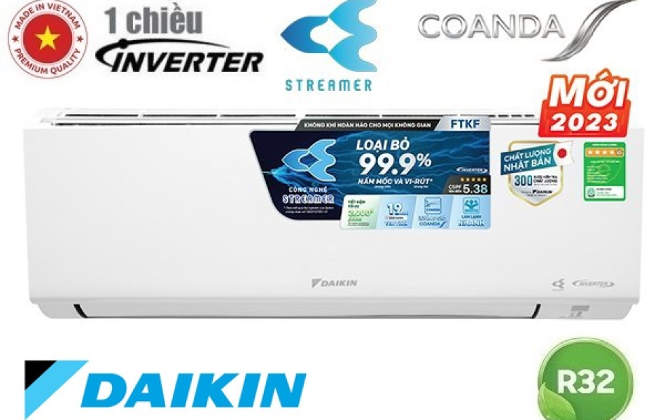 Máy lạnh Daikin Inverter 1.0hp FTKF25XVMV