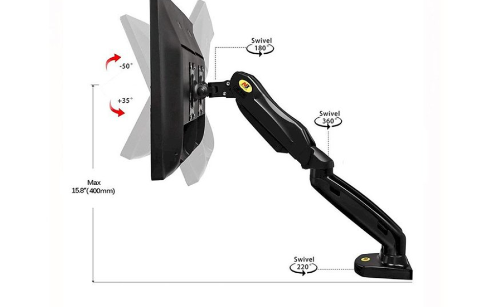 GIÁ TREO 2 MÀN HÌNH NORTH BAYOU F160 17