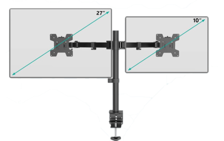 Giá treo ERGOTEK EZ2 - 2 Màn Hình Giống Nhau (17inch - 27inch)