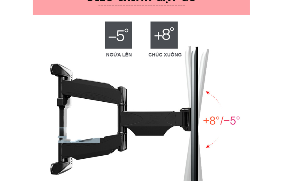 Giá treo tivi đa năng ErgoTek E66 (32 - 80 inch)