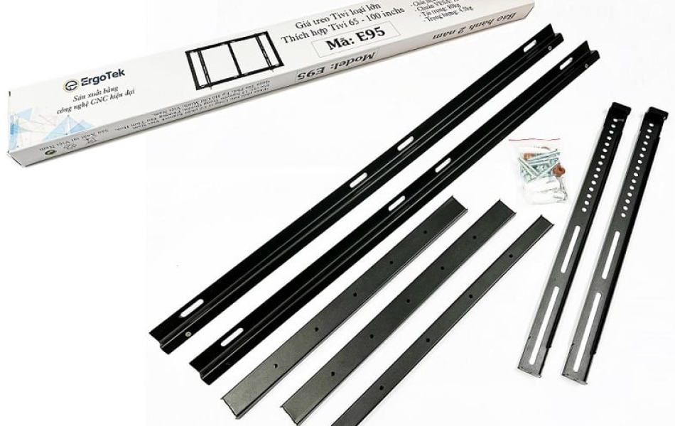 Giá treo tivi sát tường cỡ đại ERGOTEK  E95 (65 INCH -100 INCH)