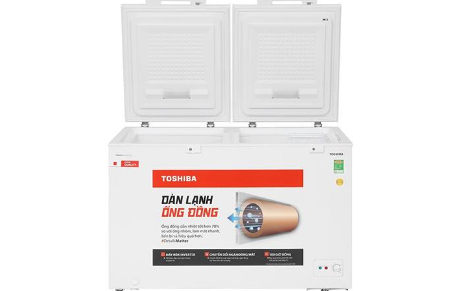 Tủ đông Toshiba Inverter 362 lít GR-RC470CM-PMV(01)