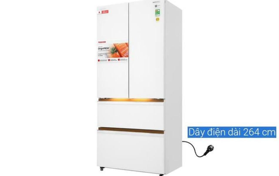 Tủ lạnh Toshiba Japandi Inverter 533 lít Multi Door GR-RF690WI-PGV(67)