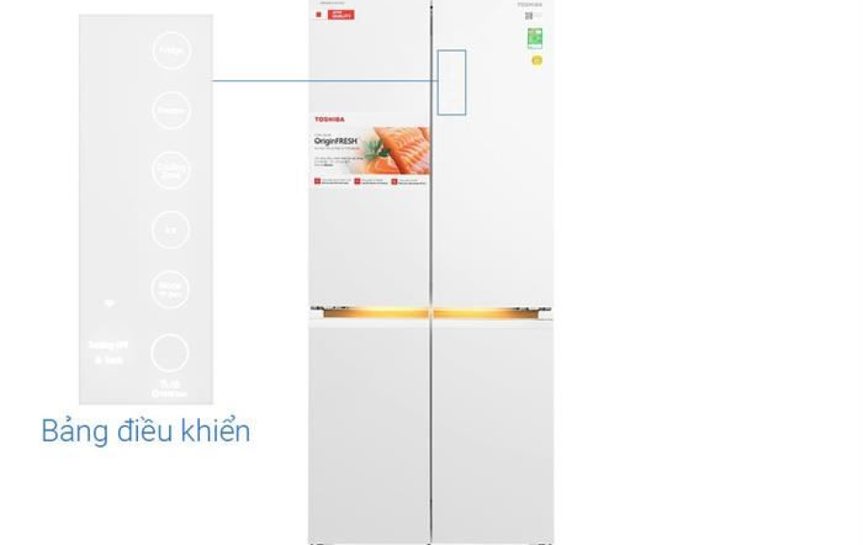Tủ lạnh Toshiba Japandi Inverter 535 lít GR-RF695WI-PGV(67)