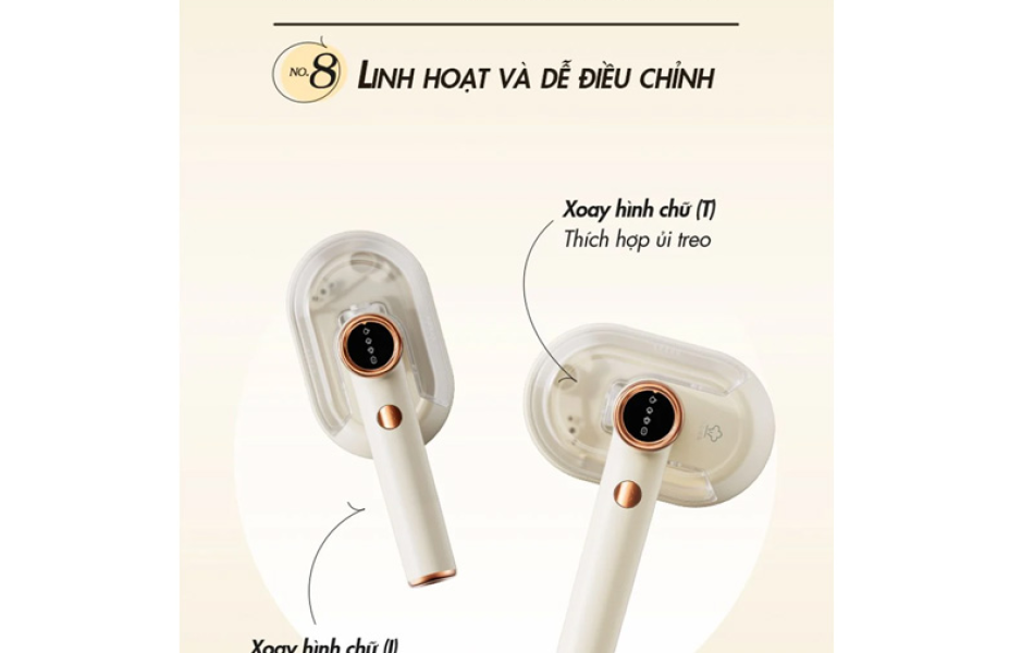 Bàn ủi hơi nước cầm tay Bear GTJ-A12Z2 Trắng Ngà