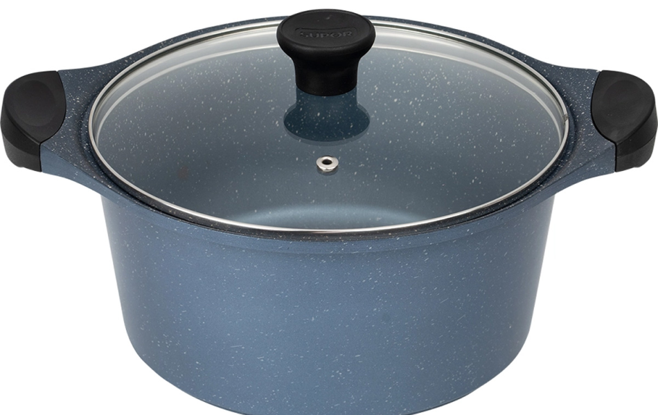 Bộ 3 nồi đúc vân đá xanh Supor Durarock H23102-T1